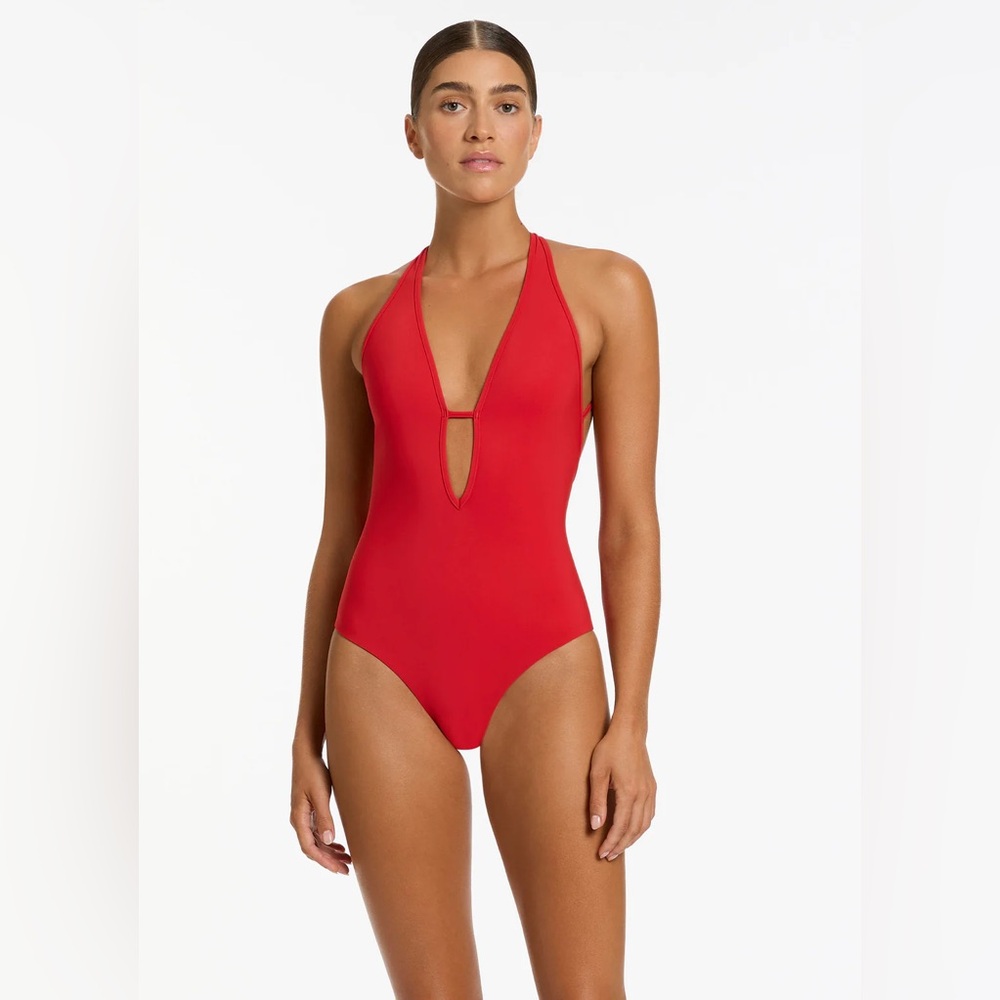 NWT Jetset Plunge One Piece Swimsuit